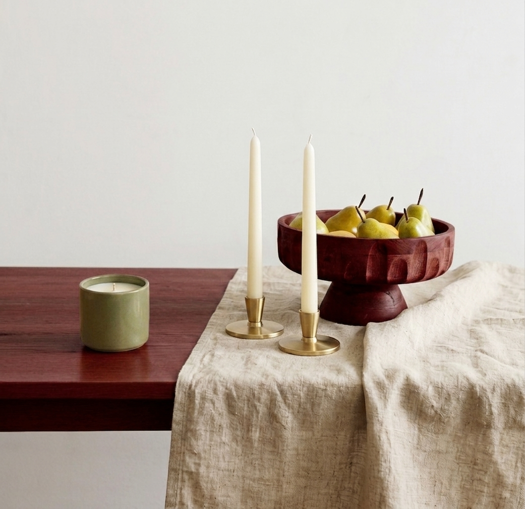 Setting a table worth lingering at