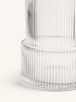 Ondine Ribbed Glass Vase