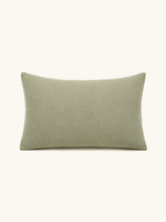 Lumbar Linen Cushion · Sage