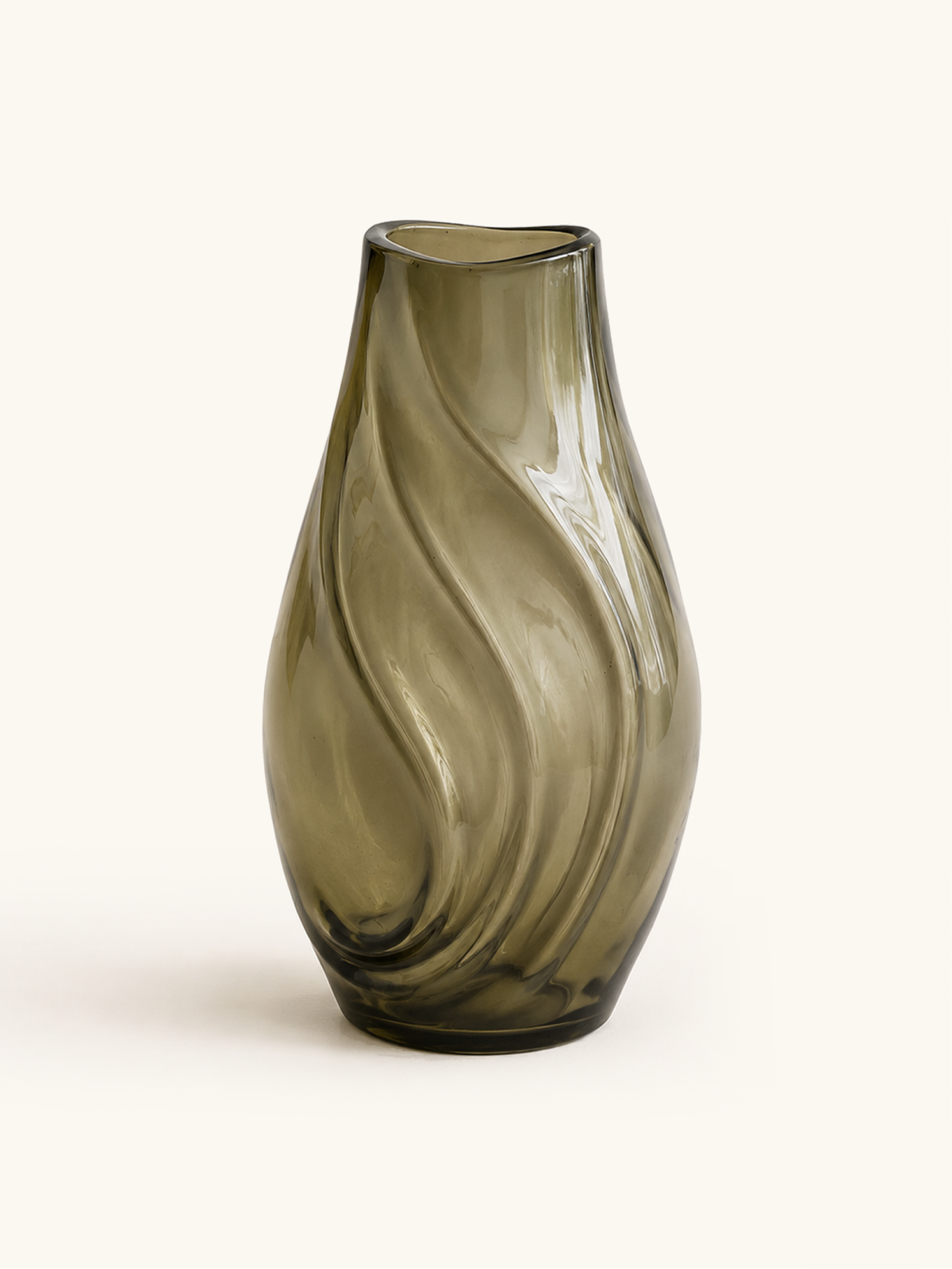 Silt Tinted Carafe Vase