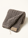 Chunky Wool Throw · Ash
