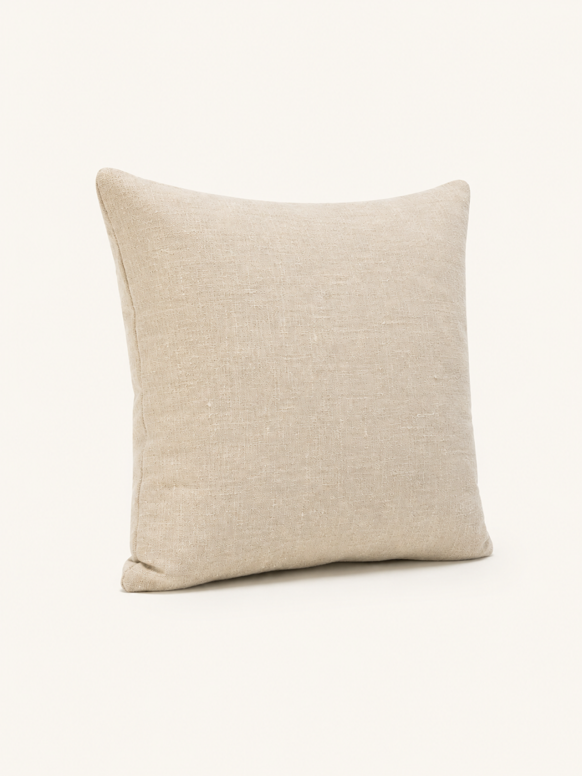 Linen Slub Cushion · Oat