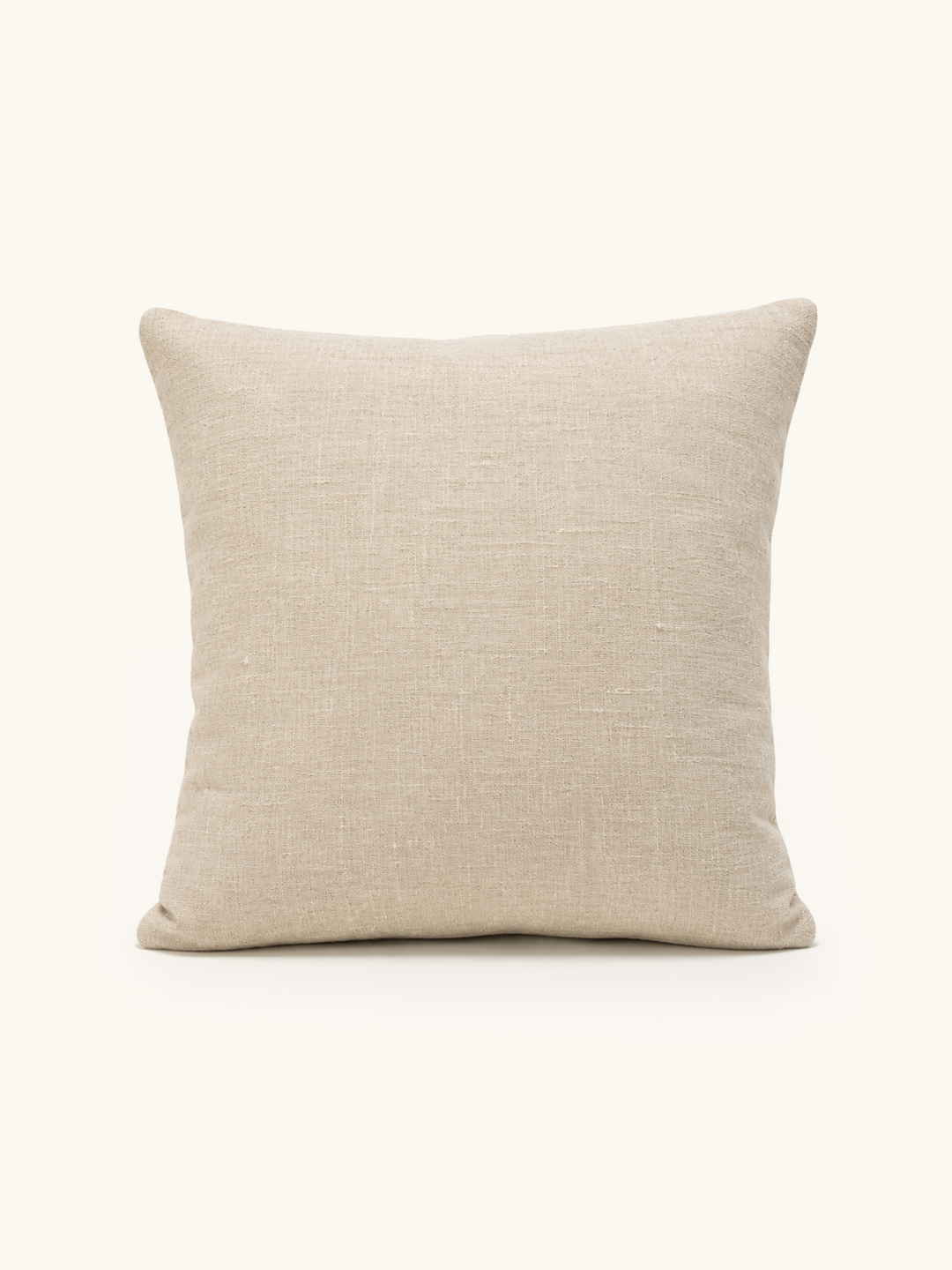 Linen Slub Cushion · Oat