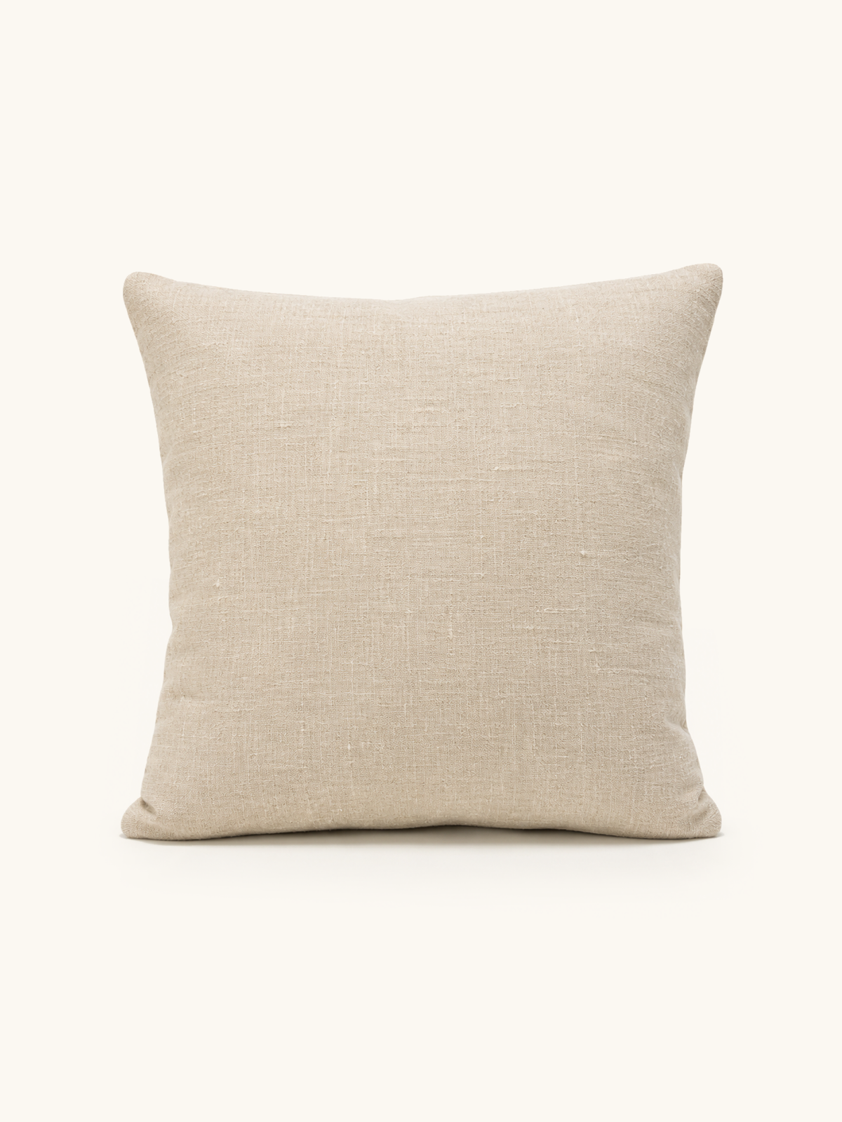 Linen Slub Cushion · Oat