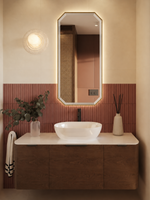 Bevel Brass Mirror