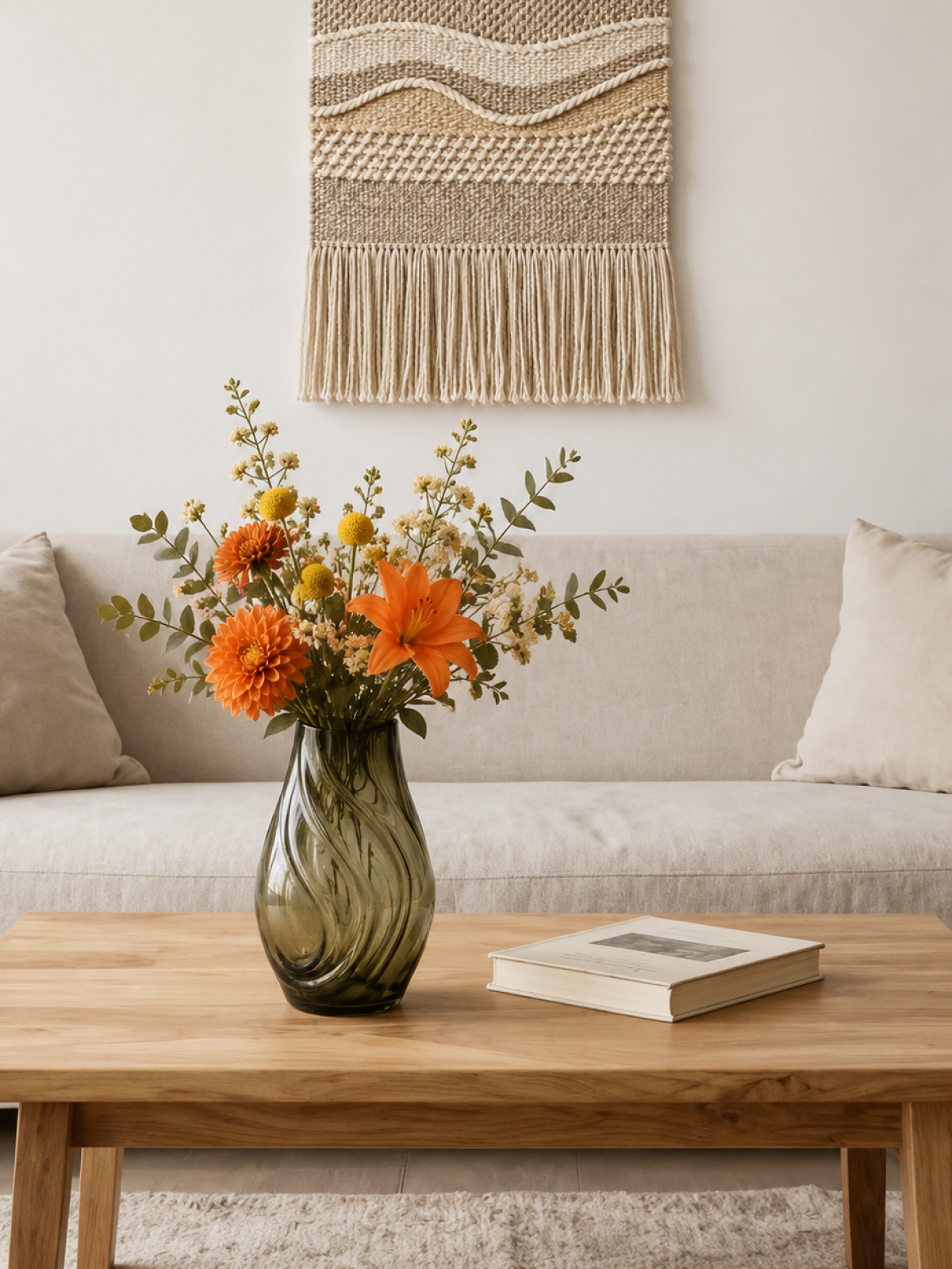 Silt Tinted Carafe Vase