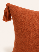 Tassel Cushion · Terracotta