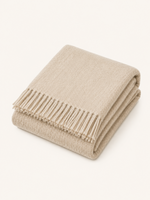 Alpaca Throw · Oat