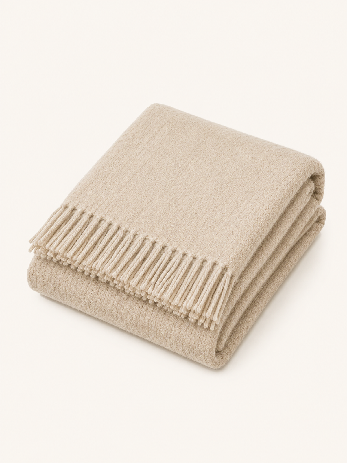 Alpaca Throw · Oat