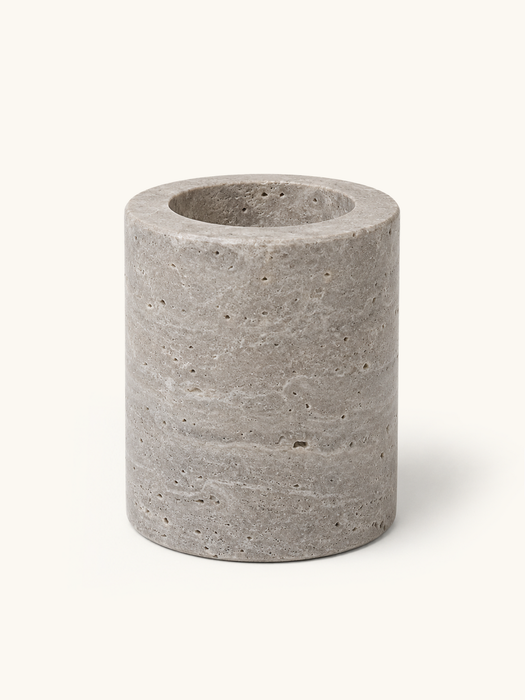 Pillar Stoneware Holder