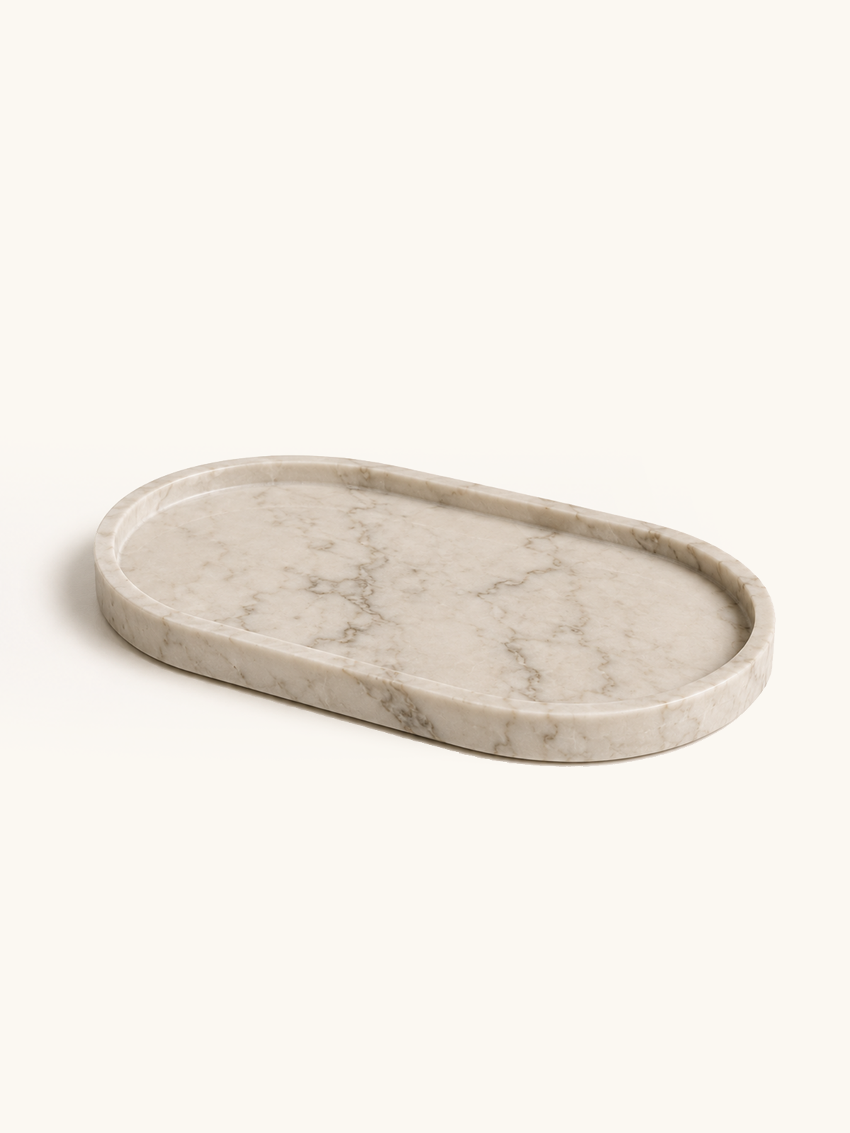 Oval Marble Tray