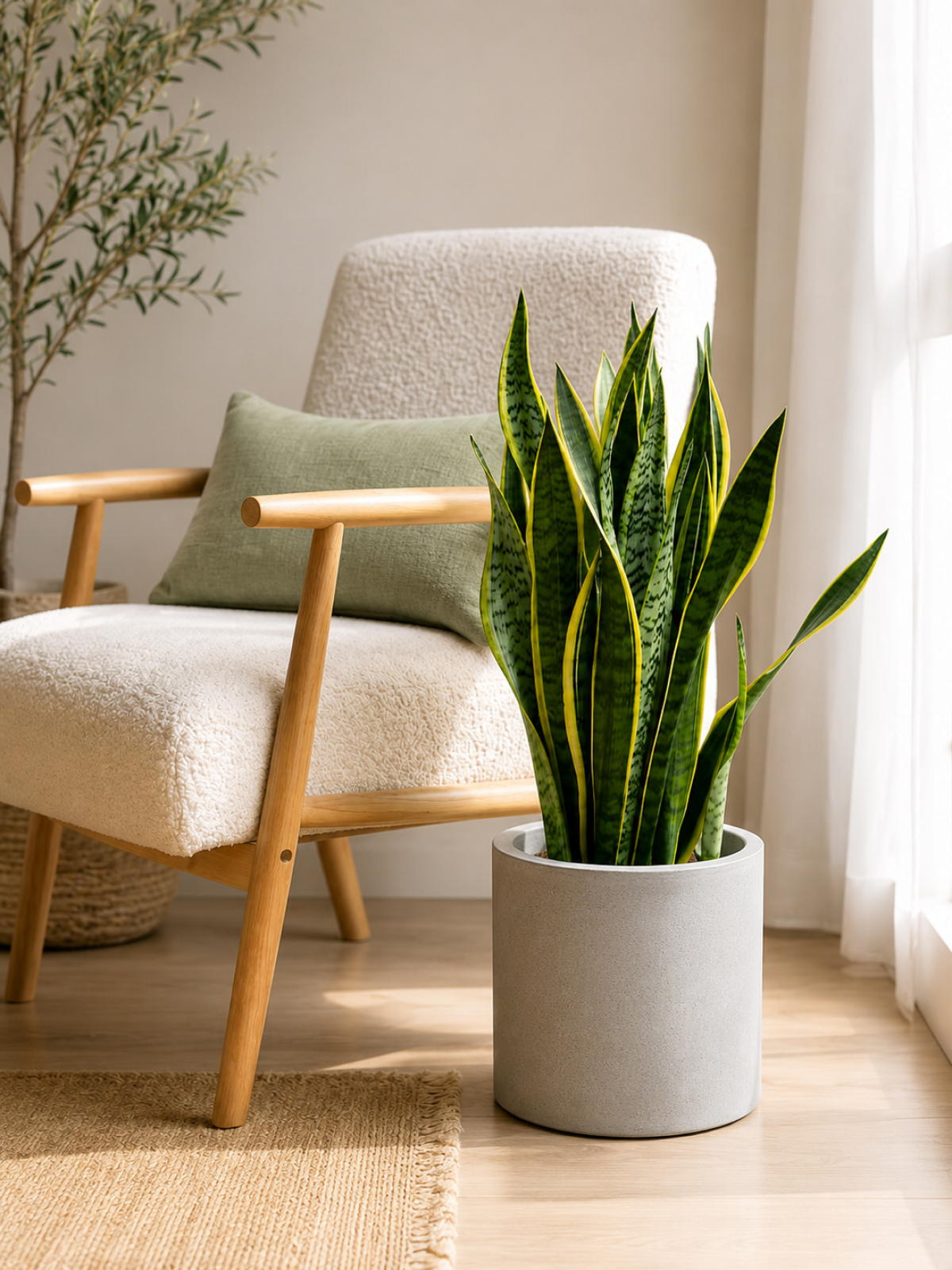 Concrete Cylinder Planter
