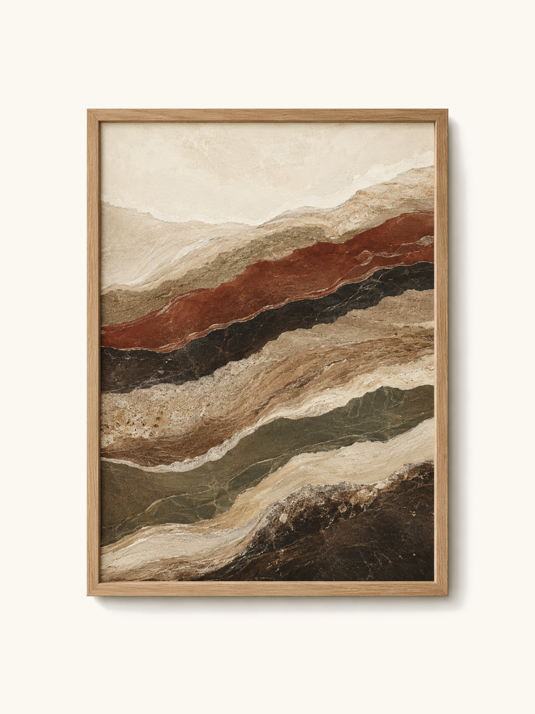 Sediment Framed Print