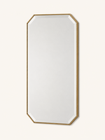 Bevel Brass Mirror
