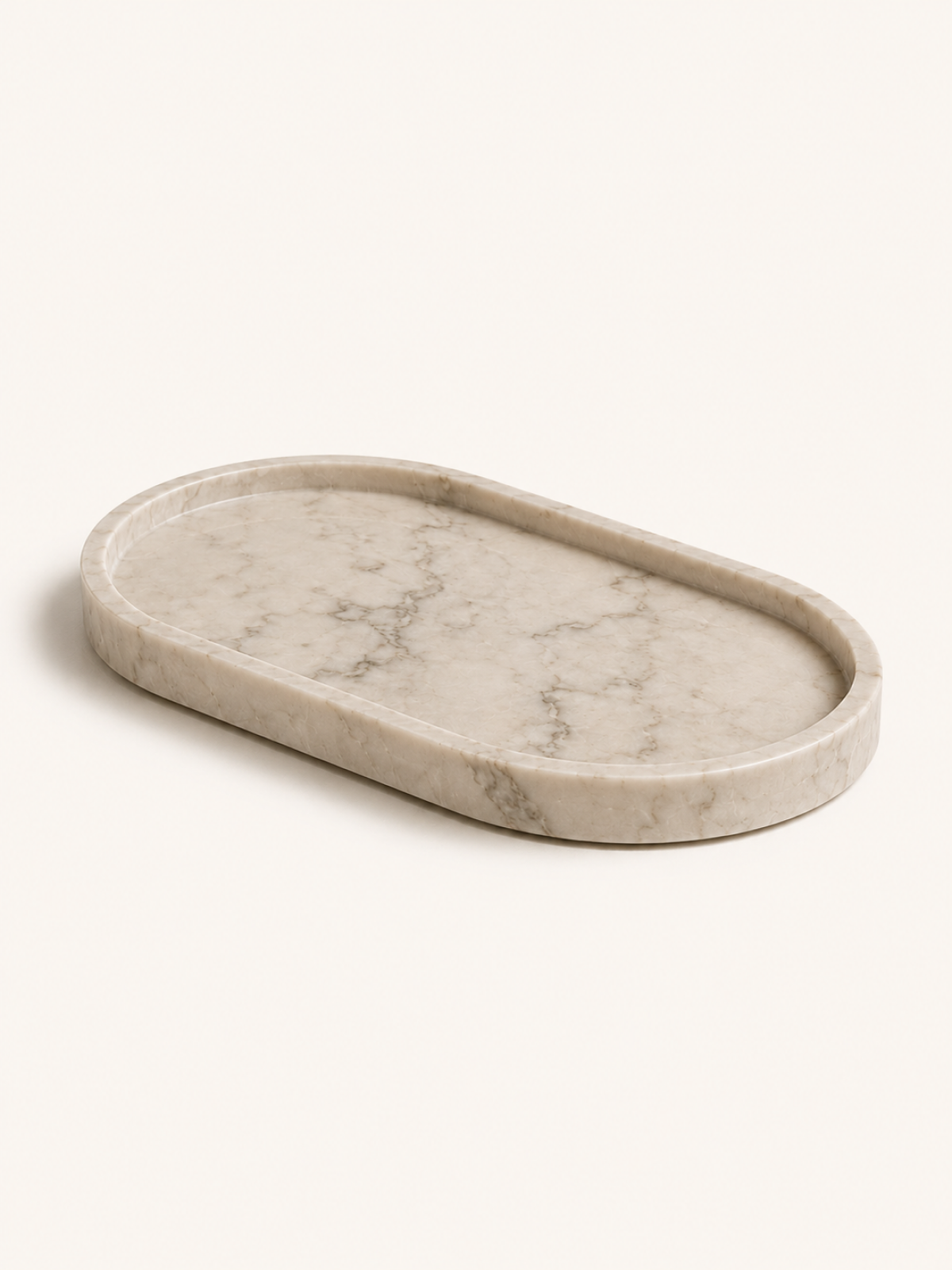 Oval Marble Tray