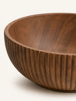 Rille Wooden Bowl