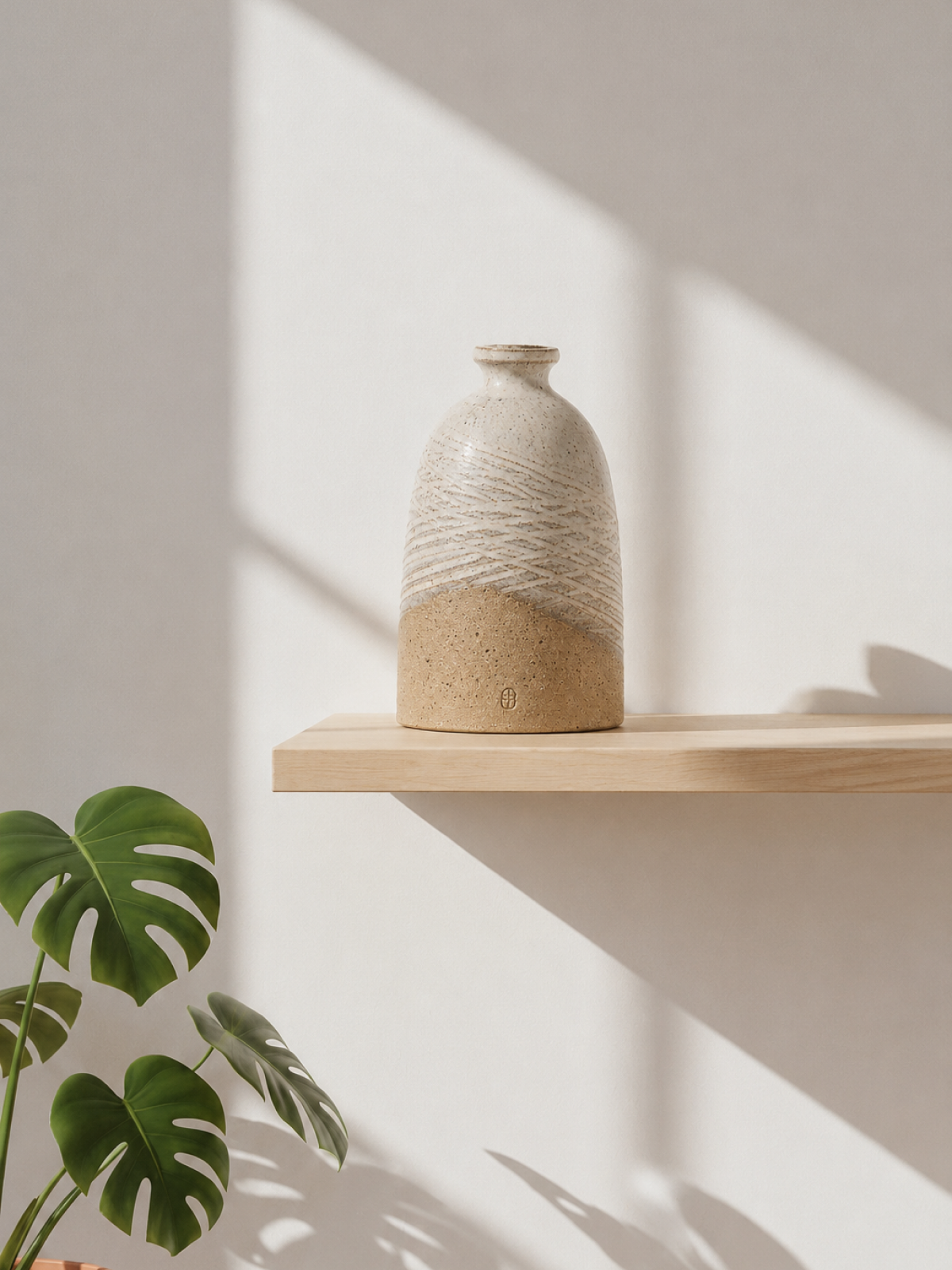 Pebble Glazed Bud Vase
