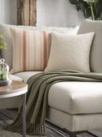 Boucle Cushion · Bone