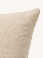 Linen Slub Cushion · Oat