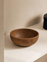 Rille Wooden Bowl
