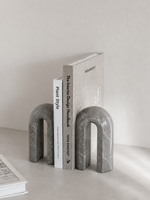 Arc Marble Bookends
