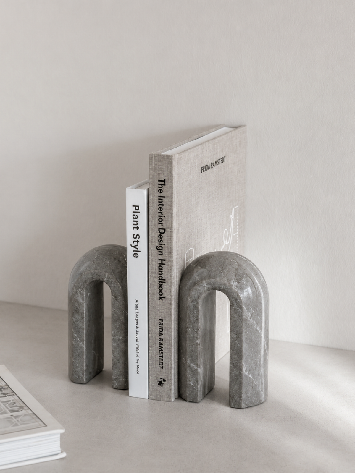 Arc Marble Bookends