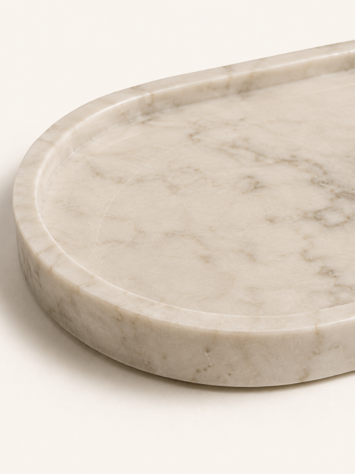 Oval Marble Tray