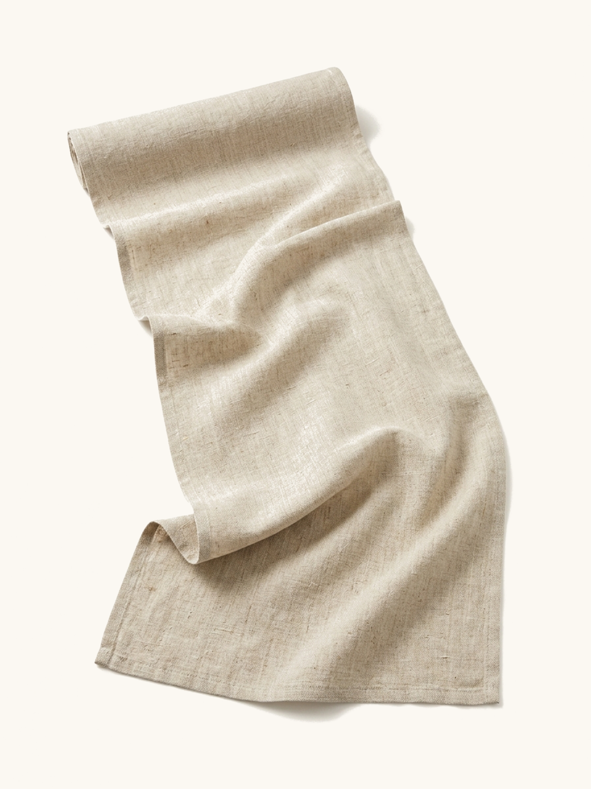 Linen Table Runner · Flax