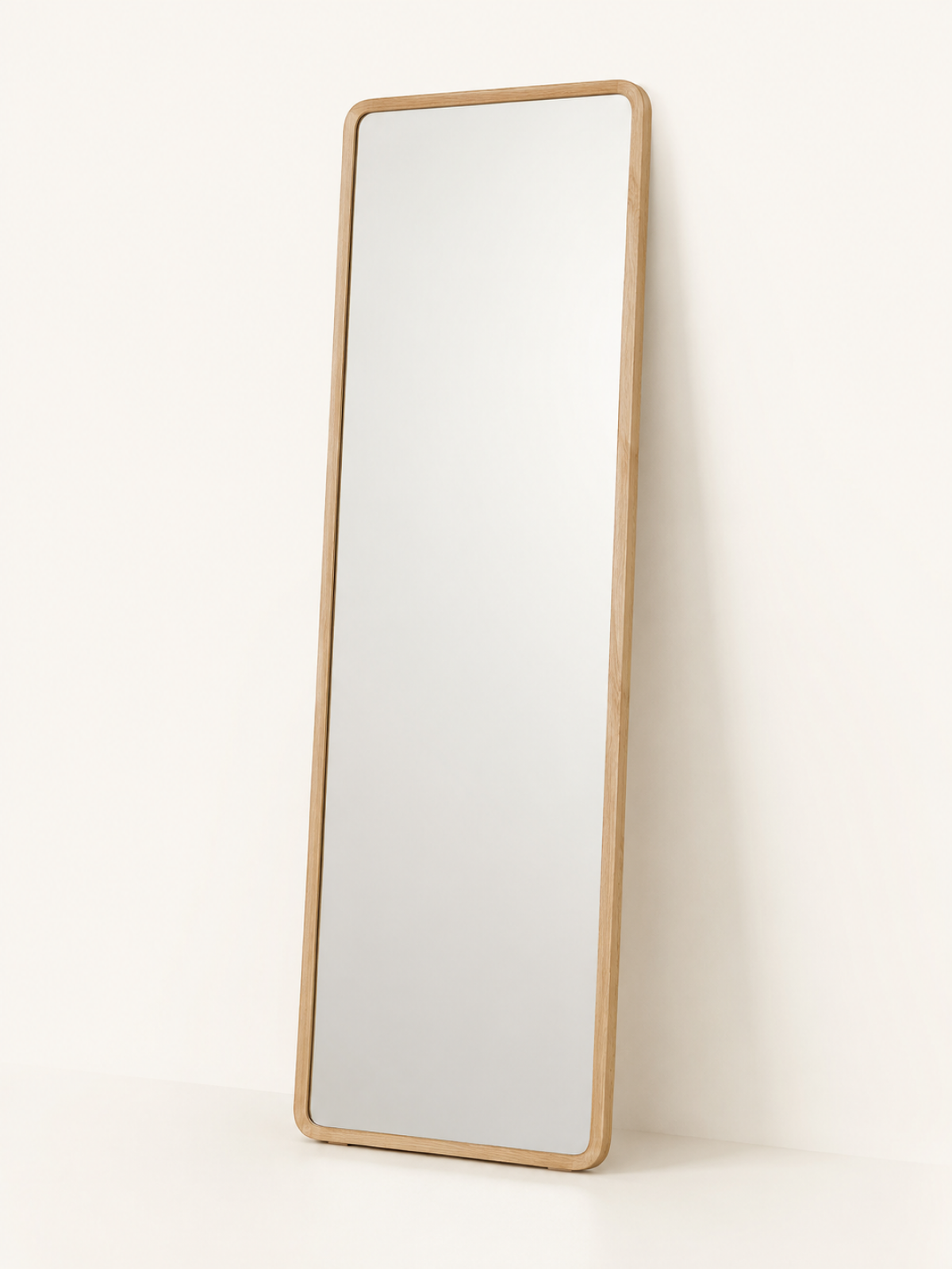 Full-Length Oak Mirror