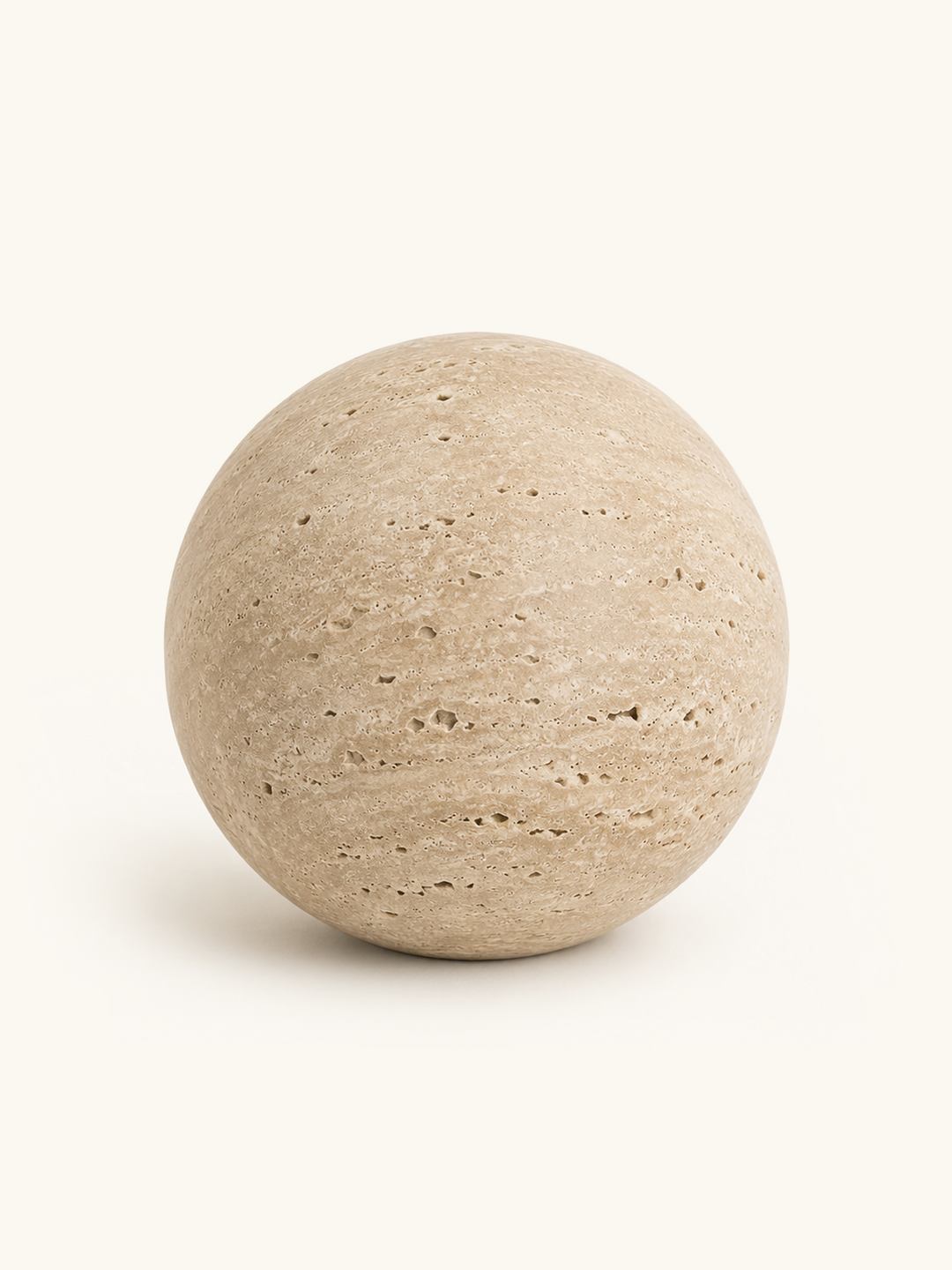 Sphere Travertine Object