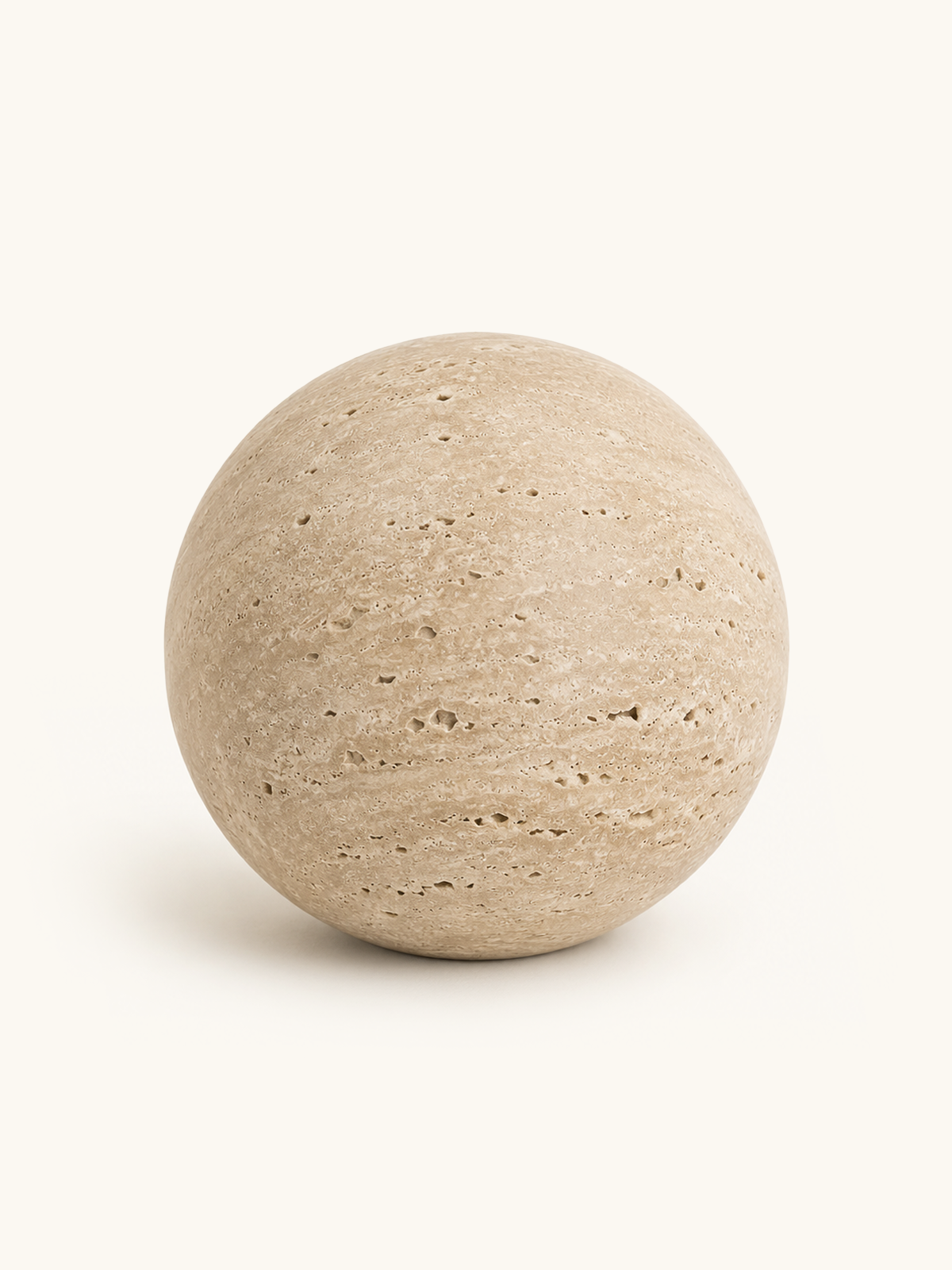 Sphere Travertine Object