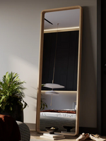 Full-Length Oak Mirror