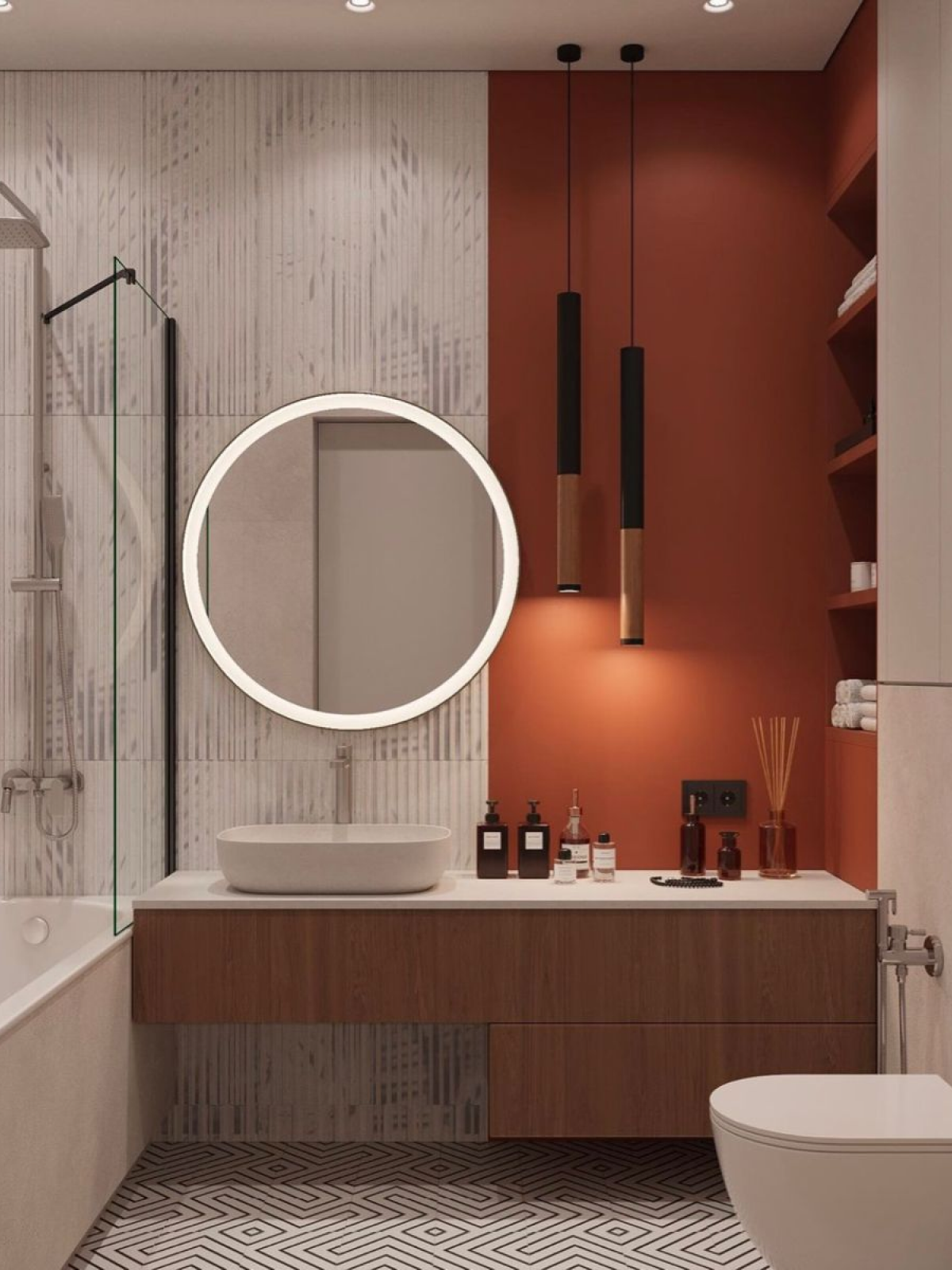 Halo Round Mirror