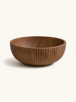 Rille Wooden Bowl