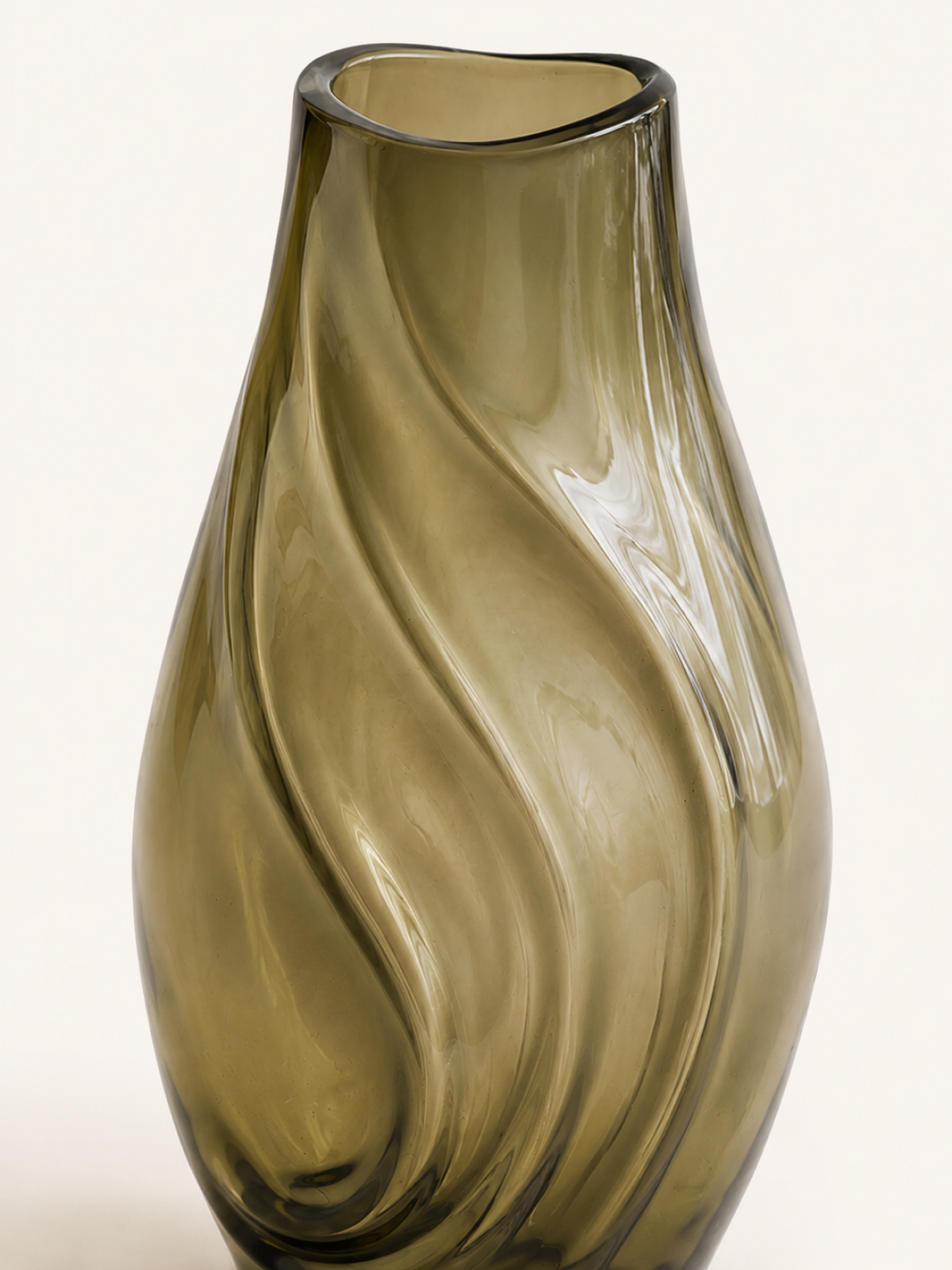Silt Tinted Carafe Vase